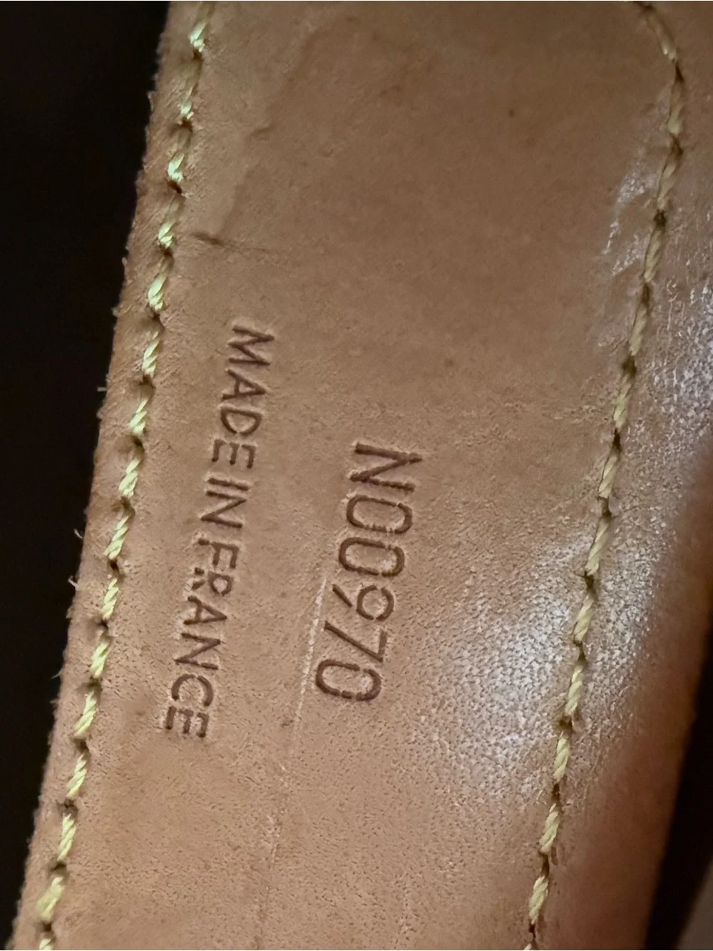 Louis Vuitton Rare Vintage Sac Balade w/Dustbag, lock & Key with COA